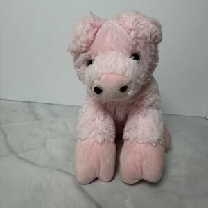 Purr-Fection MJC 12" Pink Pig Plush Stuffed Animal 1992 Vintage Sitting Beanie
